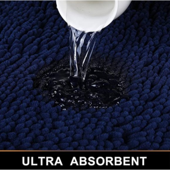 Bath New 2 Piece Chenille Bath Mat Set Poshmark